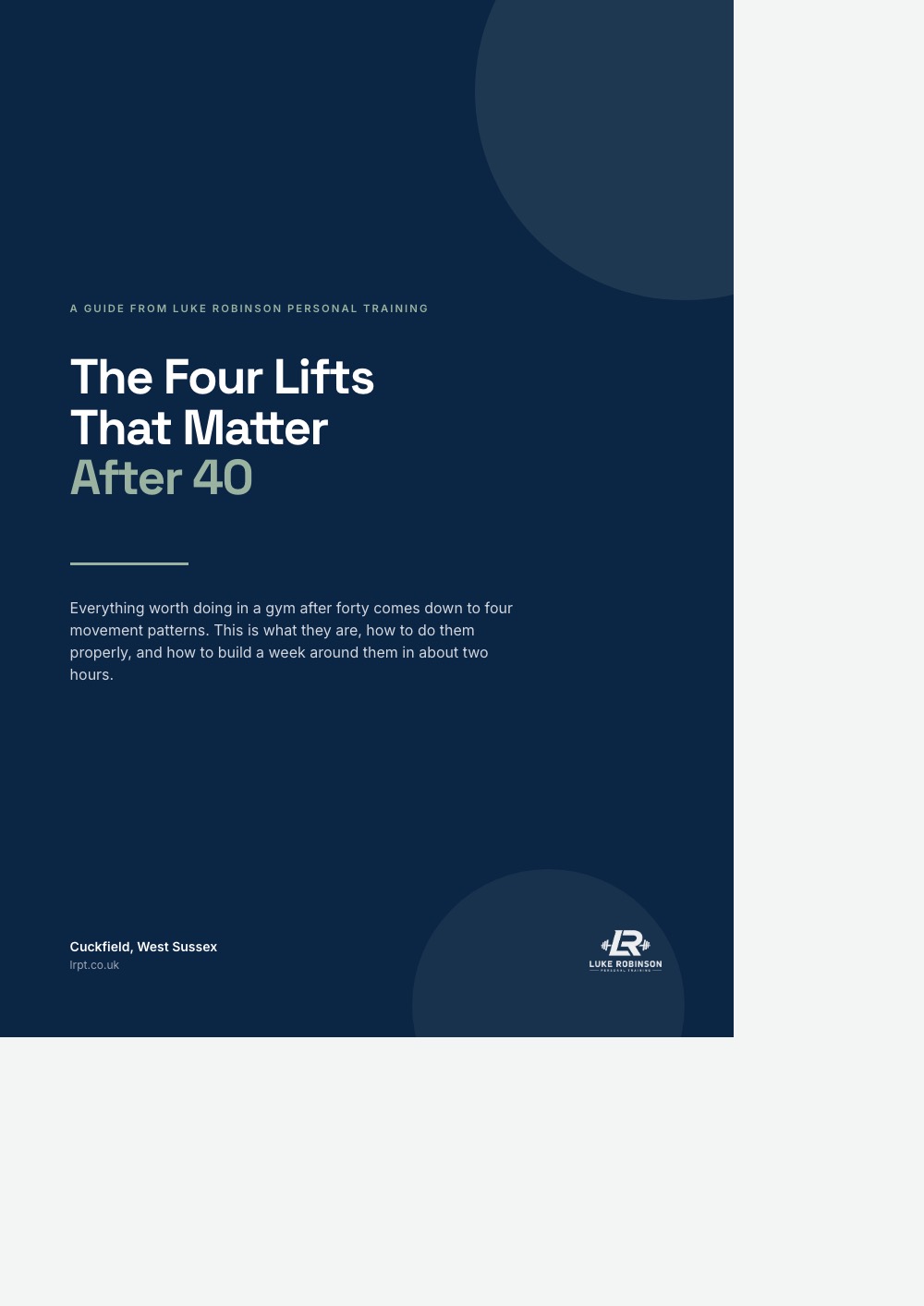 The Four Lifts That Matter After 40 cover